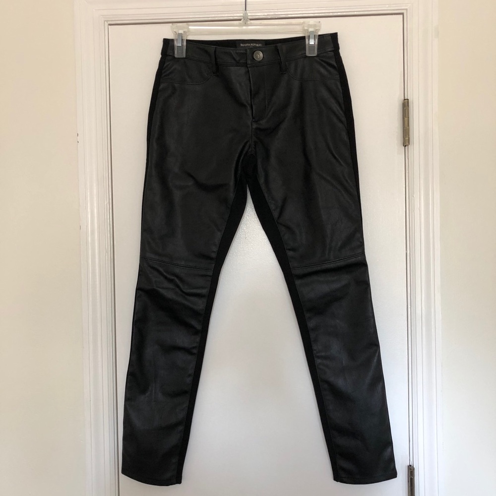 Banana Republic faux leather pants NWOT